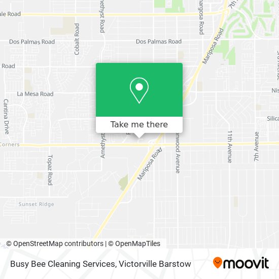 Mapa de Busy Bee Cleaning Services