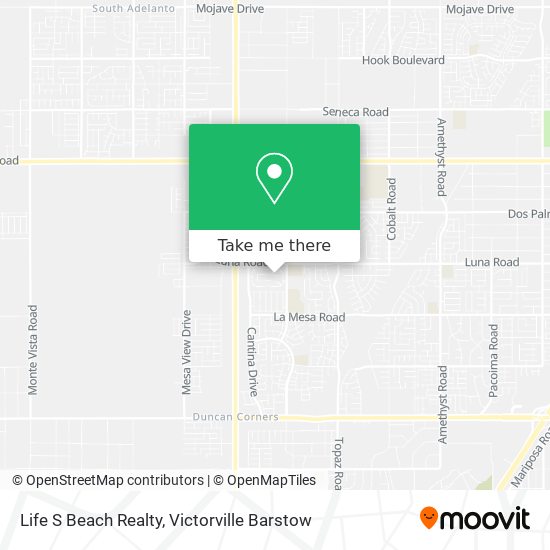 Life S Beach Realty map