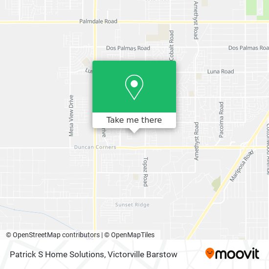 Patrick S Home Solutions map