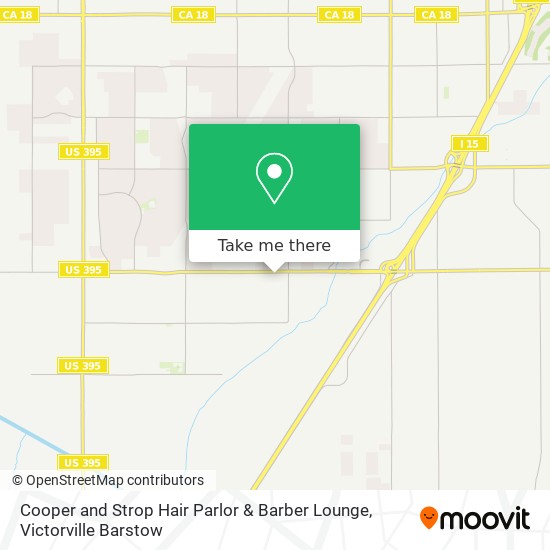 Cooper and Strop Hair Parlor & Barber Lounge map