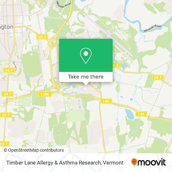 Mapa de Timber Lane Allergy & Asthma Research