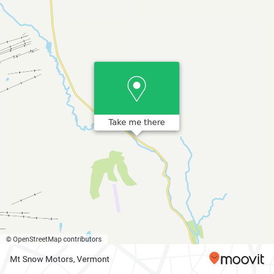 Mt Snow Motors map