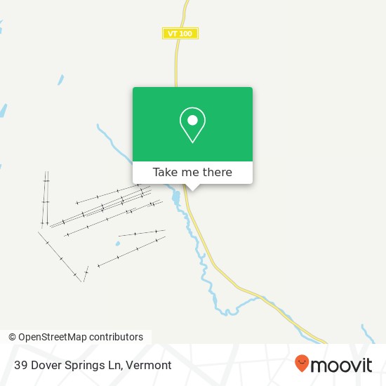 Mapa de 39 Dover Springs Ln