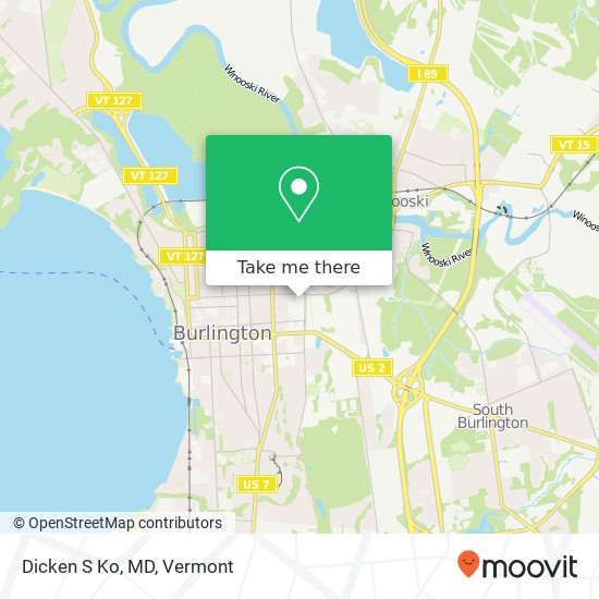 Dicken S Ko, MD map