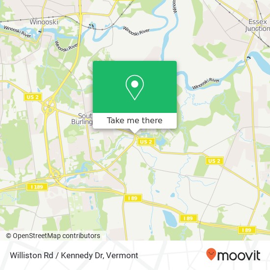 Williston Rd / Kennedy Dr map