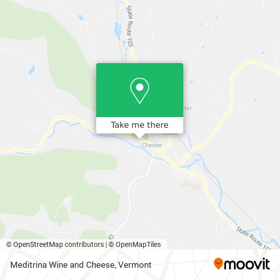 Meditrina Wine and Cheese map