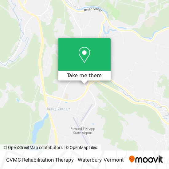 Mapa de CVMC Rehabilitation Therapy - Waterbury