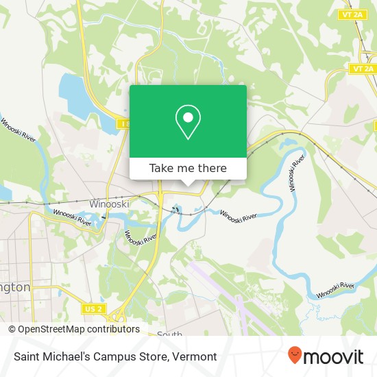 Saint Michael's Campus Store map