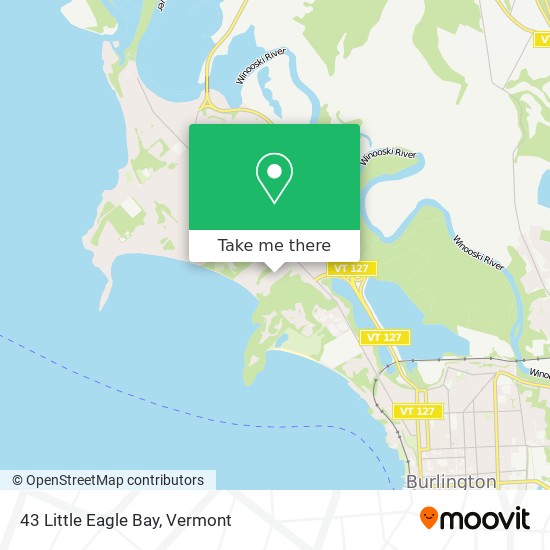 43 Little Eagle Bay map