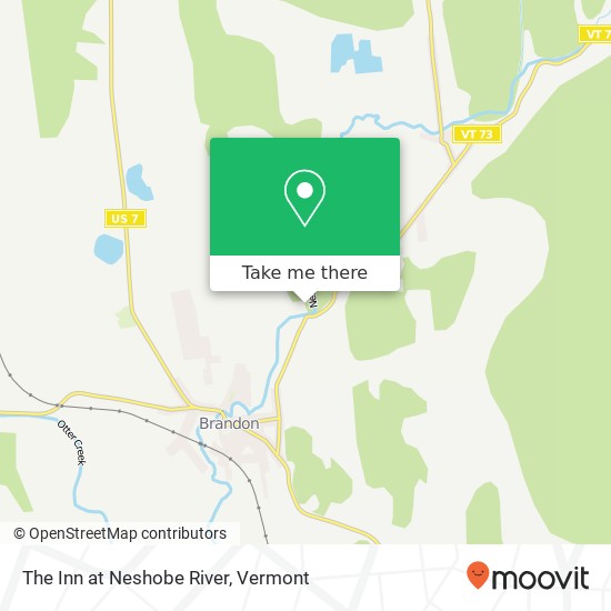 The Inn at Neshobe River map