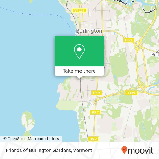 Friends of Burlington Gardens map