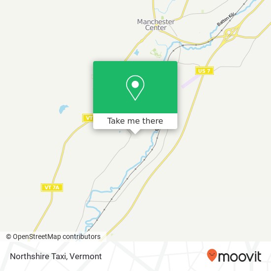 Northshire Taxi map