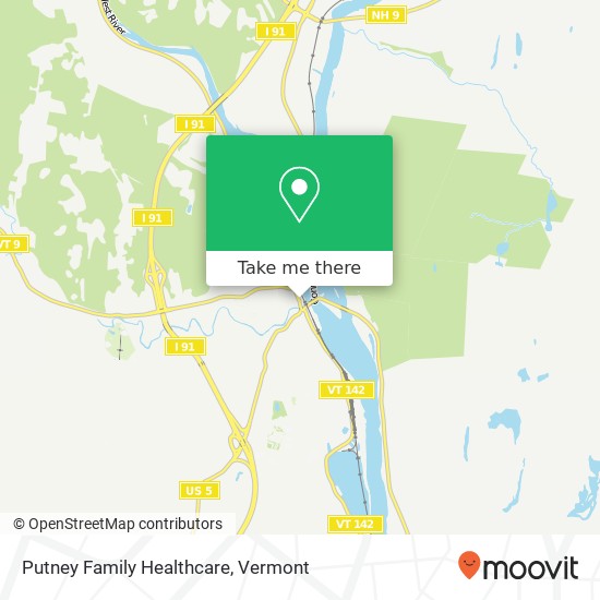 Putney Family Healthcare map