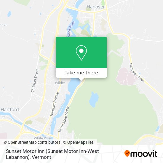 Sunset Motor Inn (Sunset Motor Inn-West Lebannon) map