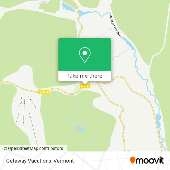 Getaway Vacations map