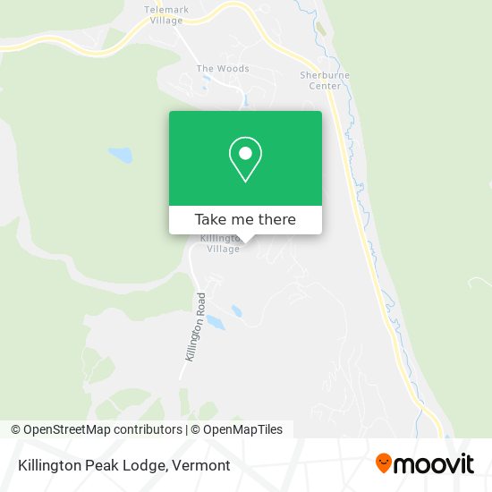 Mapa de Killington Peak Lodge