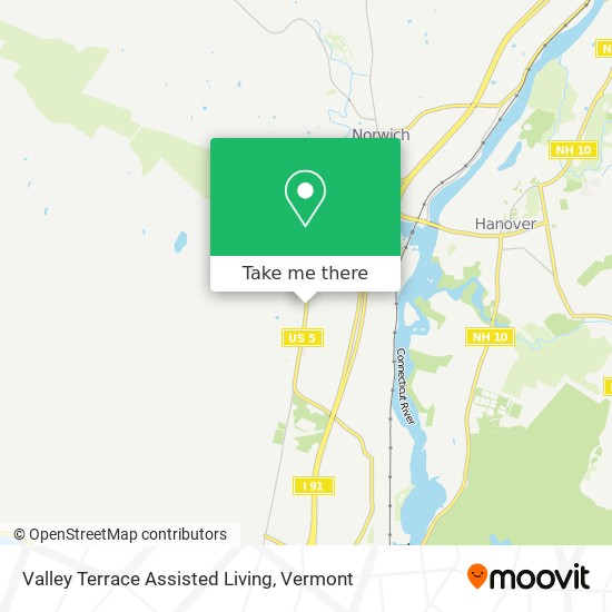 Mapa de Valley Terrace Assisted Living