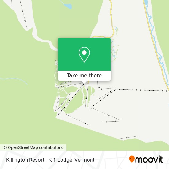 Killington Resort - K-1 Lodge map