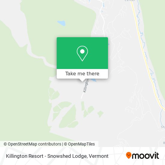 Killington Resort - Snowshed Lodge map