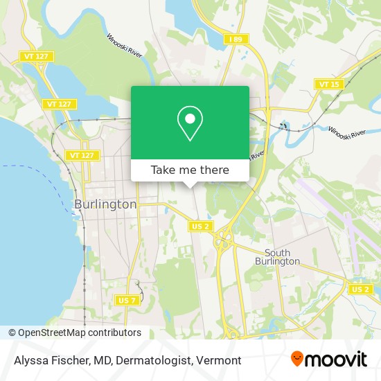 Alyssa Fischer, MD, Dermatologist map