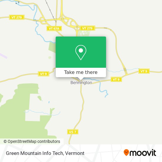 Mapa de Green Mountain Info Tech