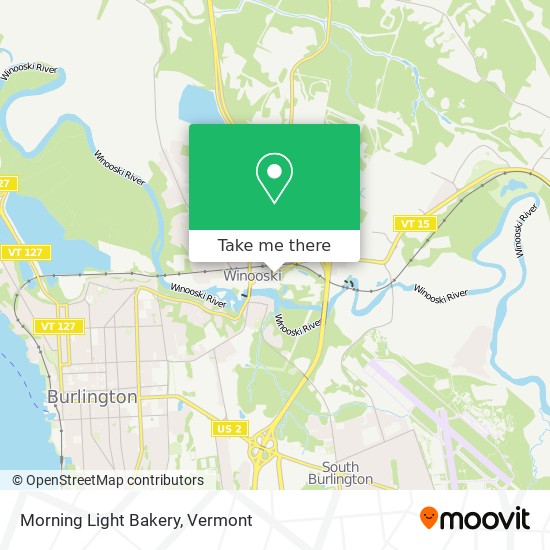 Morning Light Bakery map