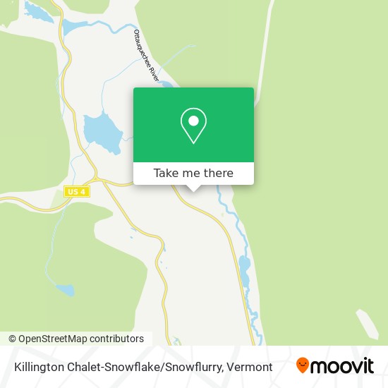 Mapa de Killington Chalet-Snowflake / Snowflurry