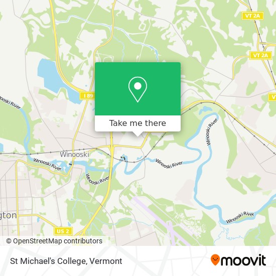 St Michael's College map