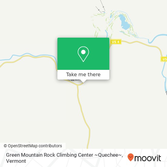 Mapa de Green Mountain Rock Climbing Center ~Quechee~