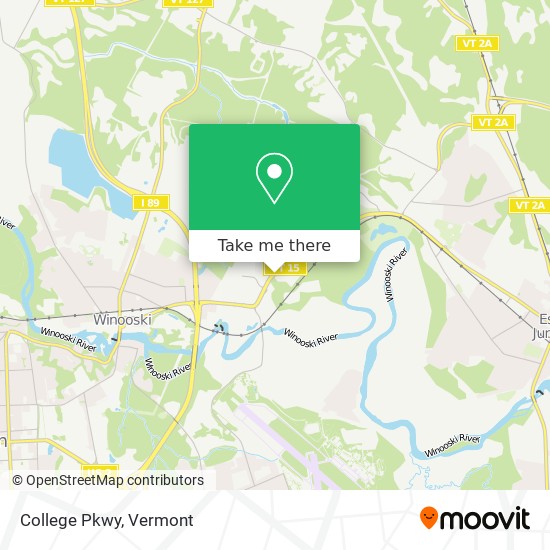 College Pkwy map