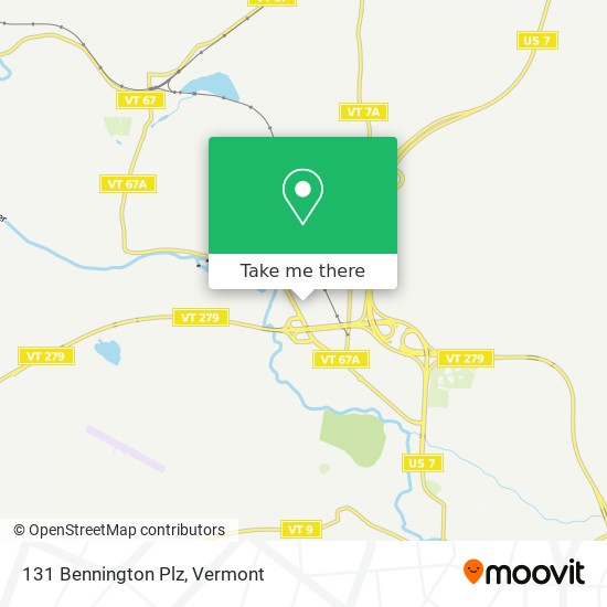 131 Bennington Plz map