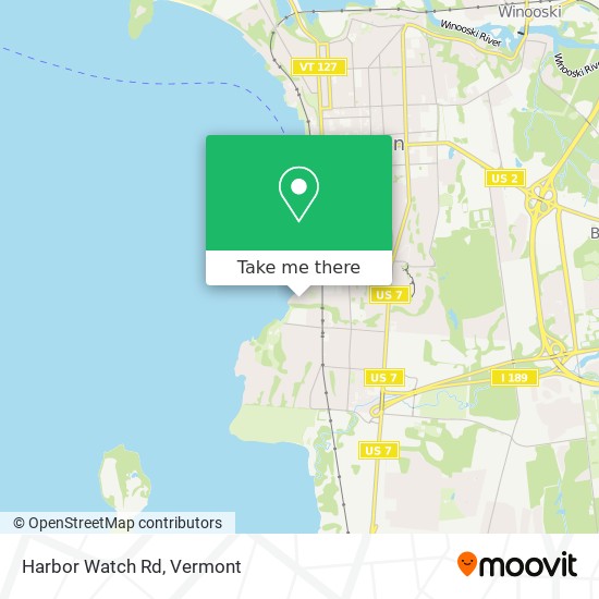 Harbor Watch Rd map