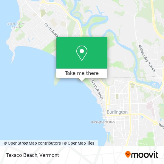 Texaco Beach map