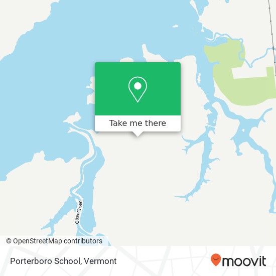 Mapa de Porterboro School