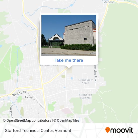 Stafford Technical Center map