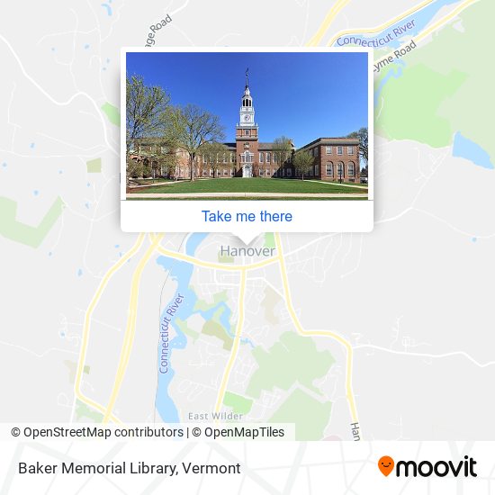 Baker Memorial Library map
