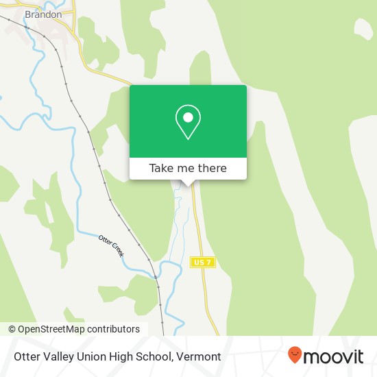 Otter Valley Union High School map
