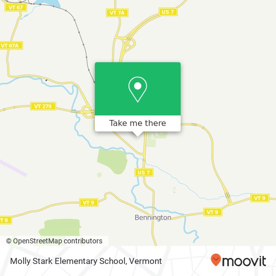 Mapa de Molly Stark Elementary School