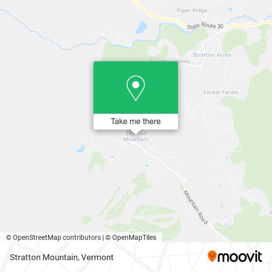 Stratton Mountain map