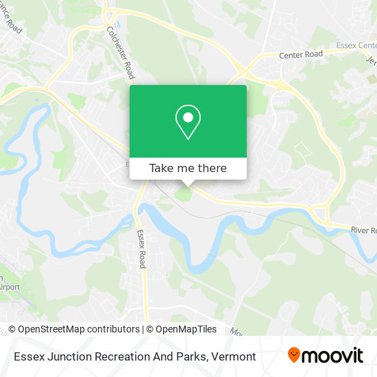Essex Junction Recreation And Parks map