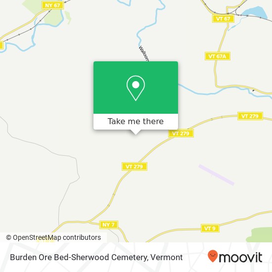 Mapa de Burden Ore Bed-Sherwood Cemetery
