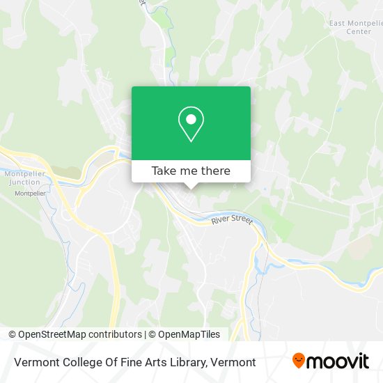 Mapa de Vermont College Of Fine Arts Library