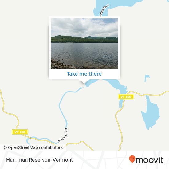 Harriman Reservoir map