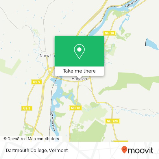 Dartmouth College map