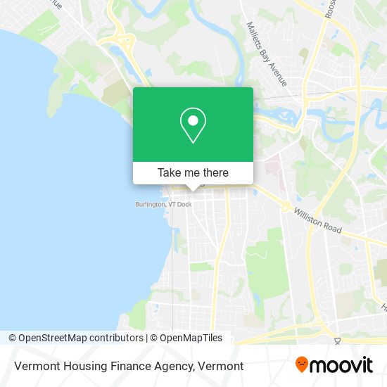 Vermont Housing Finance Agency map