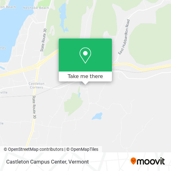 Castleton Campus Center map