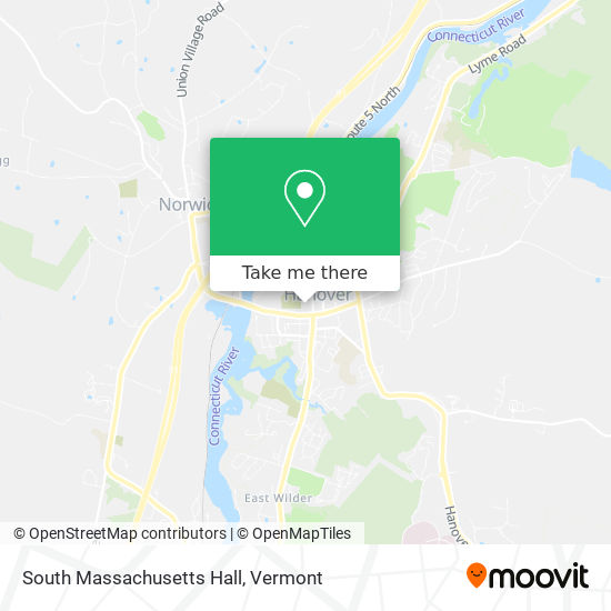 South Massachusetts Hall map