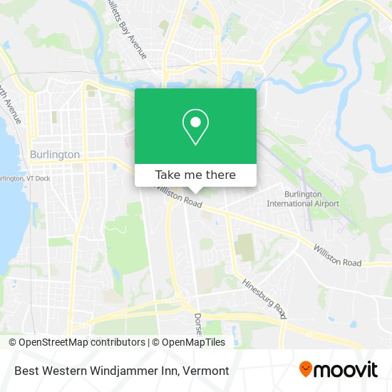 Best Western Windjammer Inn map