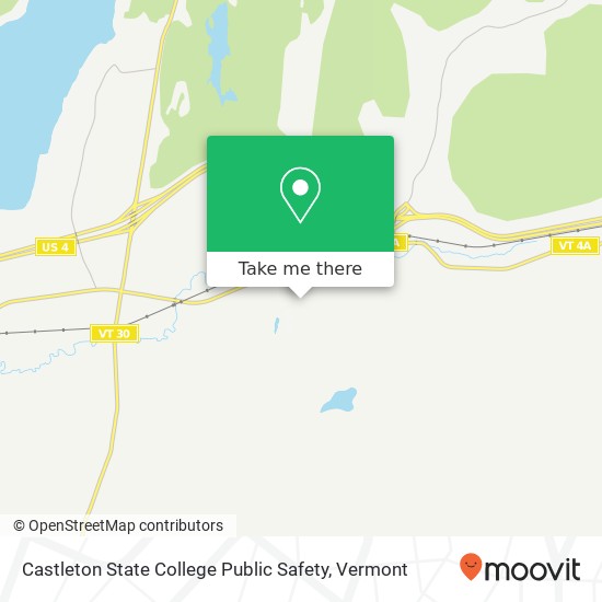 Castleton State College Public Safety map