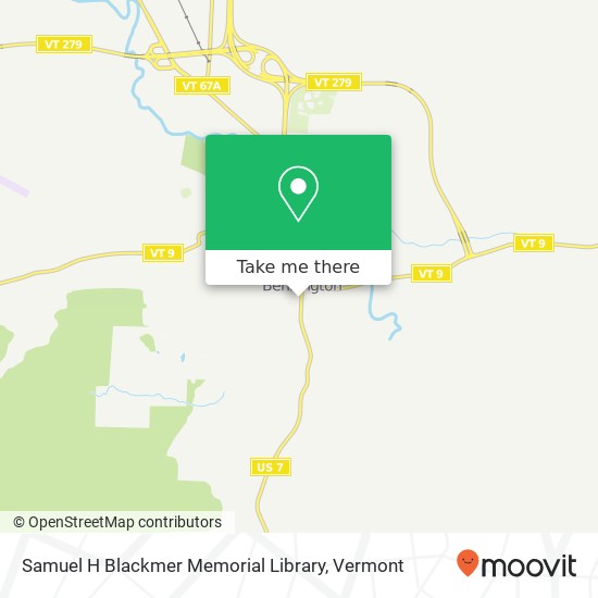 Samuel H Blackmer Memorial Library map